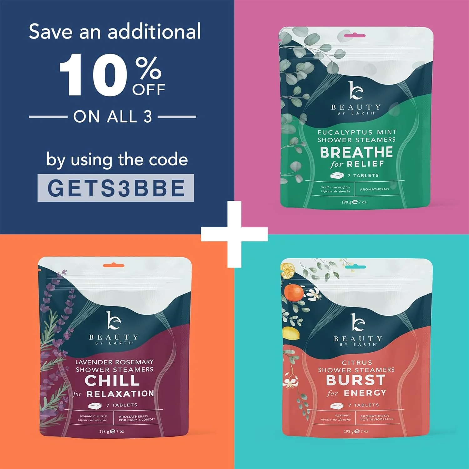BREATHE - Shower Steamers (7-Pack) - Image 7