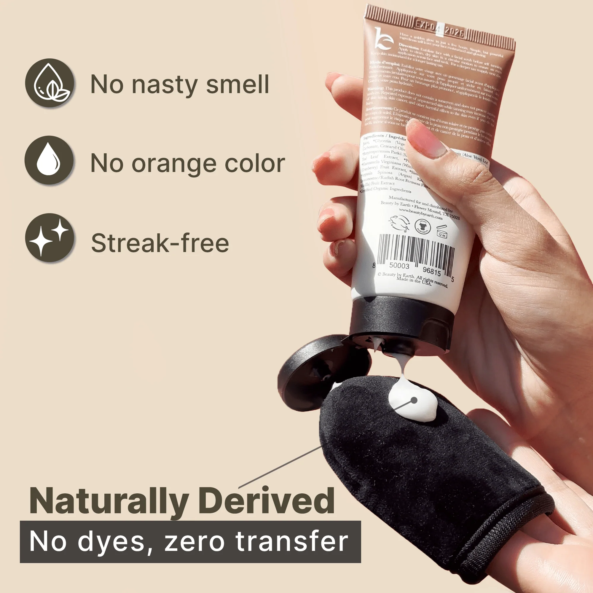Face Self Tanner Lotion - Vegan Ingredients for Sensitive Skin - Image 8