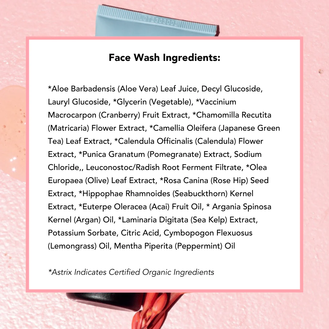 Face Wash Gel - with Super Fruits & Sea Kelp (Travel Size) - (FREE) - Image 9