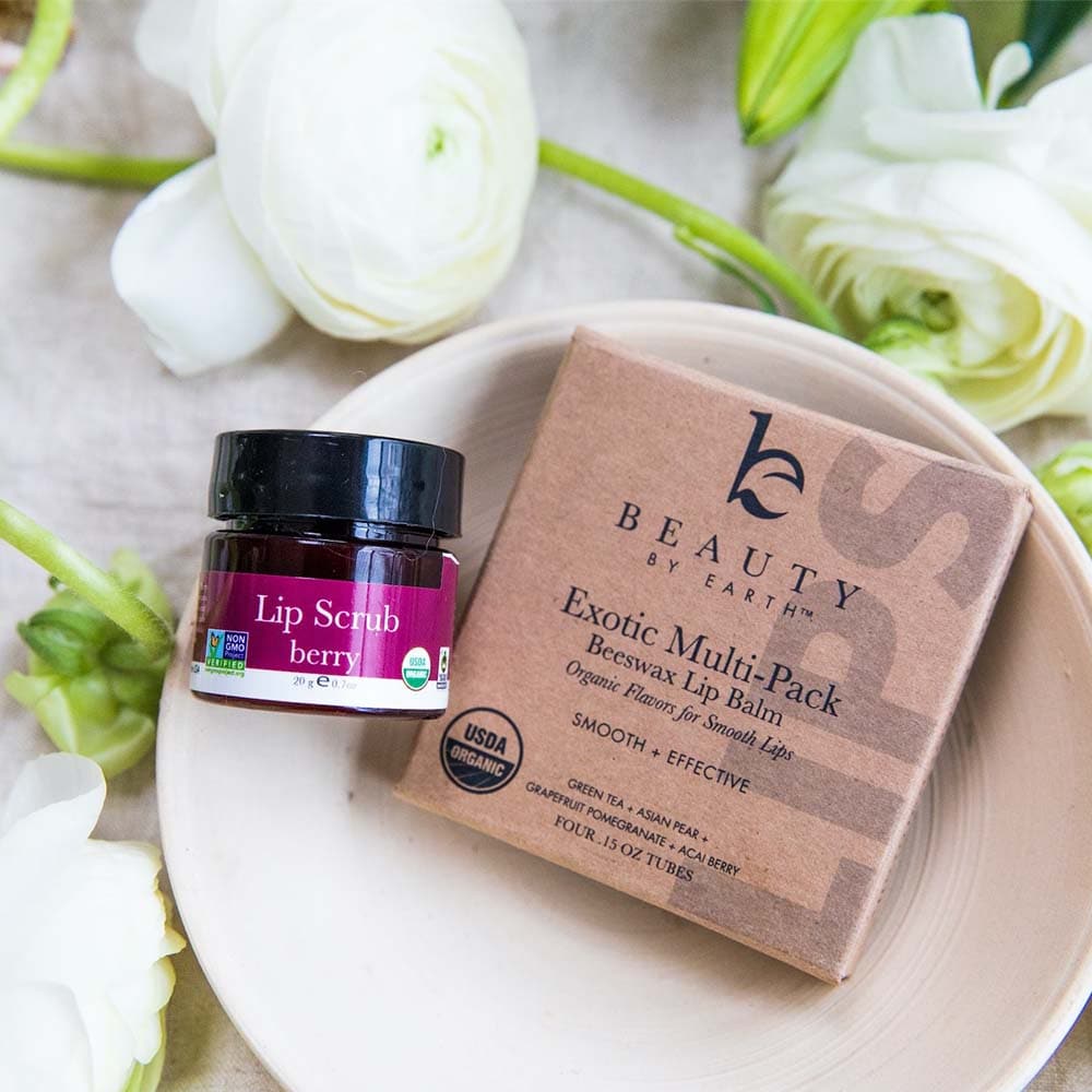 Organic Berry Lip Scrub - for Dry, Chapped Lips - Image 6