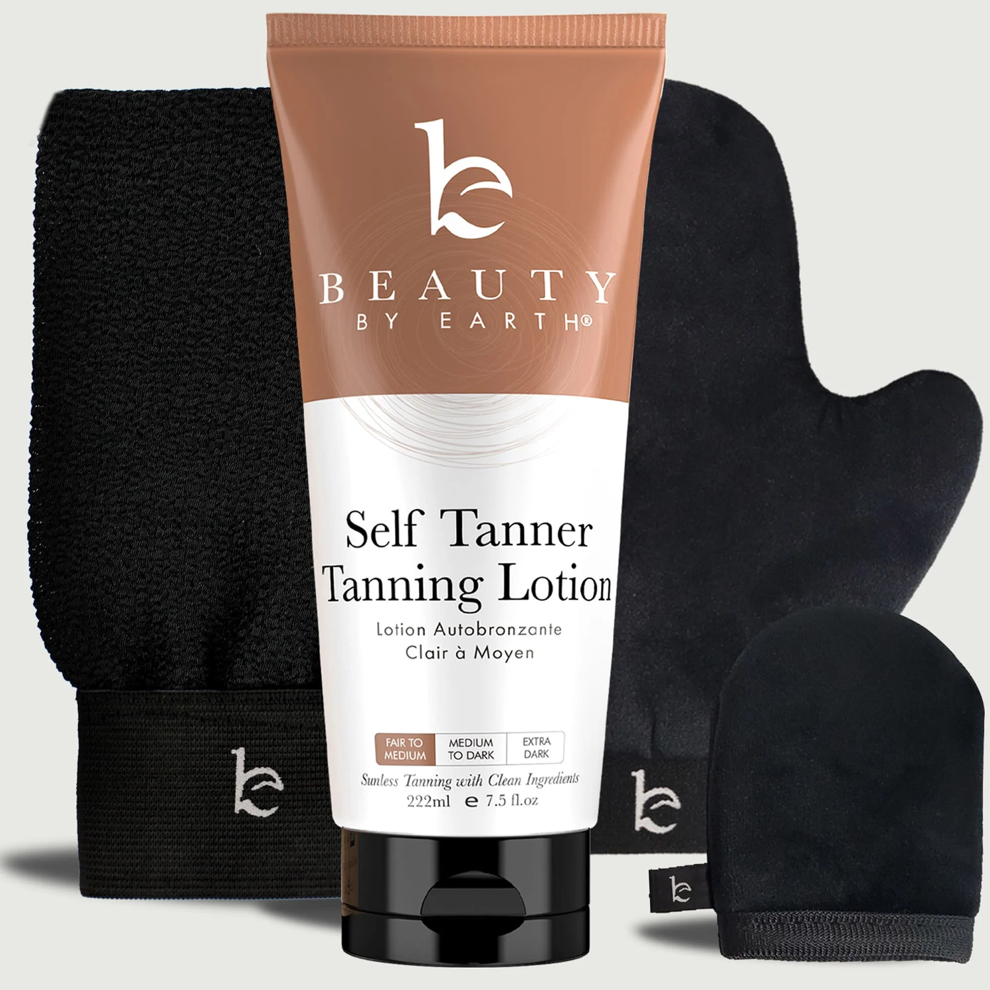Self Tanner Body Lotion Kit with Applicator Mitt – No Dyes, No Orange, Clean, Natural Ingredients - Image 10