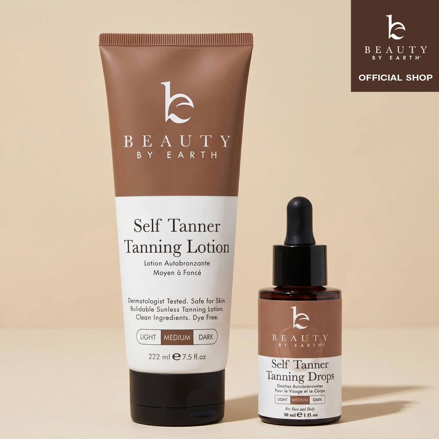Self Tanner Lotion and Drops Duo Bundle