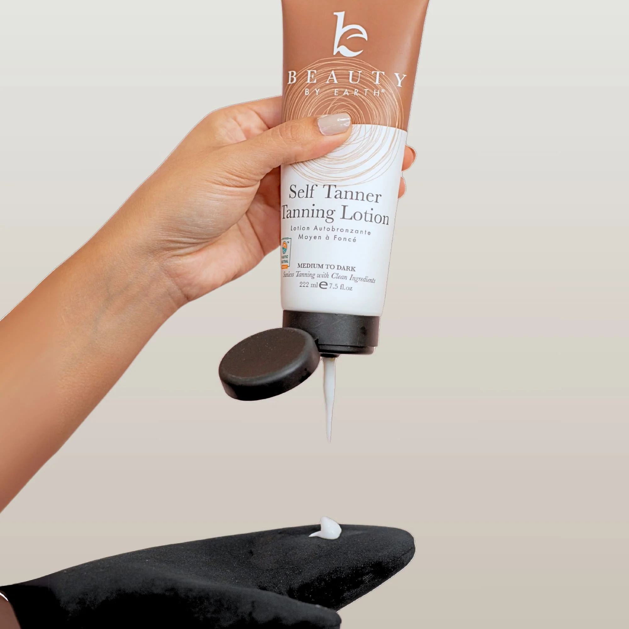 Self Tanner Body Lotion Kit with Applicator Mitt – No Dyes, No Orange, Clean, Natural Ingredients - Image 4